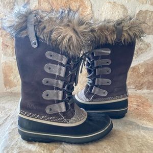 Sorel Joan of Arctic Women's Waterproof Boots Size 8 Faux Fur Removable Insert